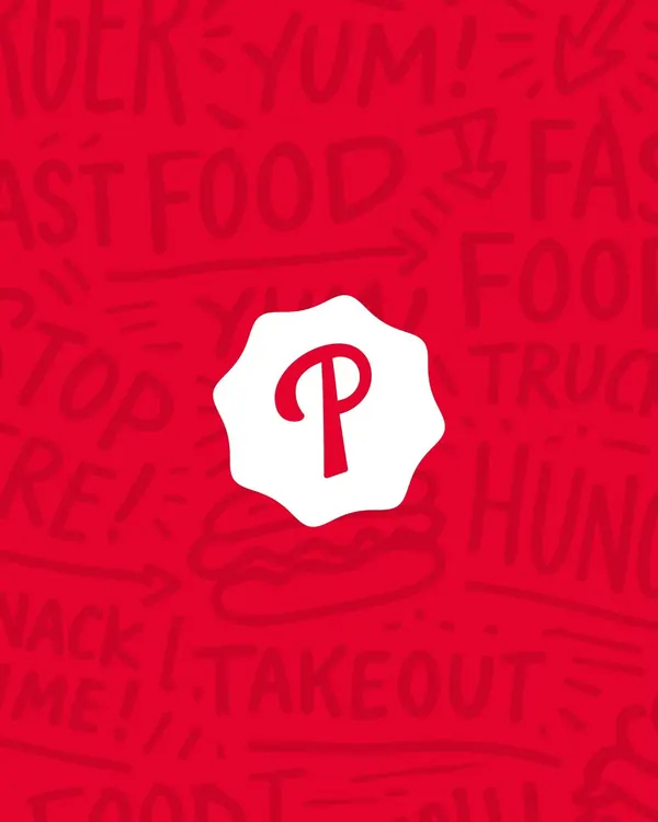 Logo di Passariello, fast food, realizzato da Paolo Macchia